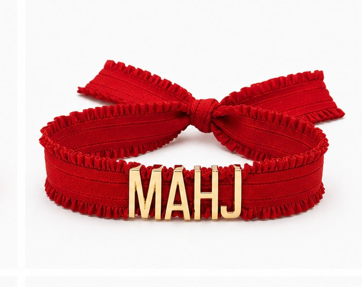 Ribbon Tie MAHJ Bracelets