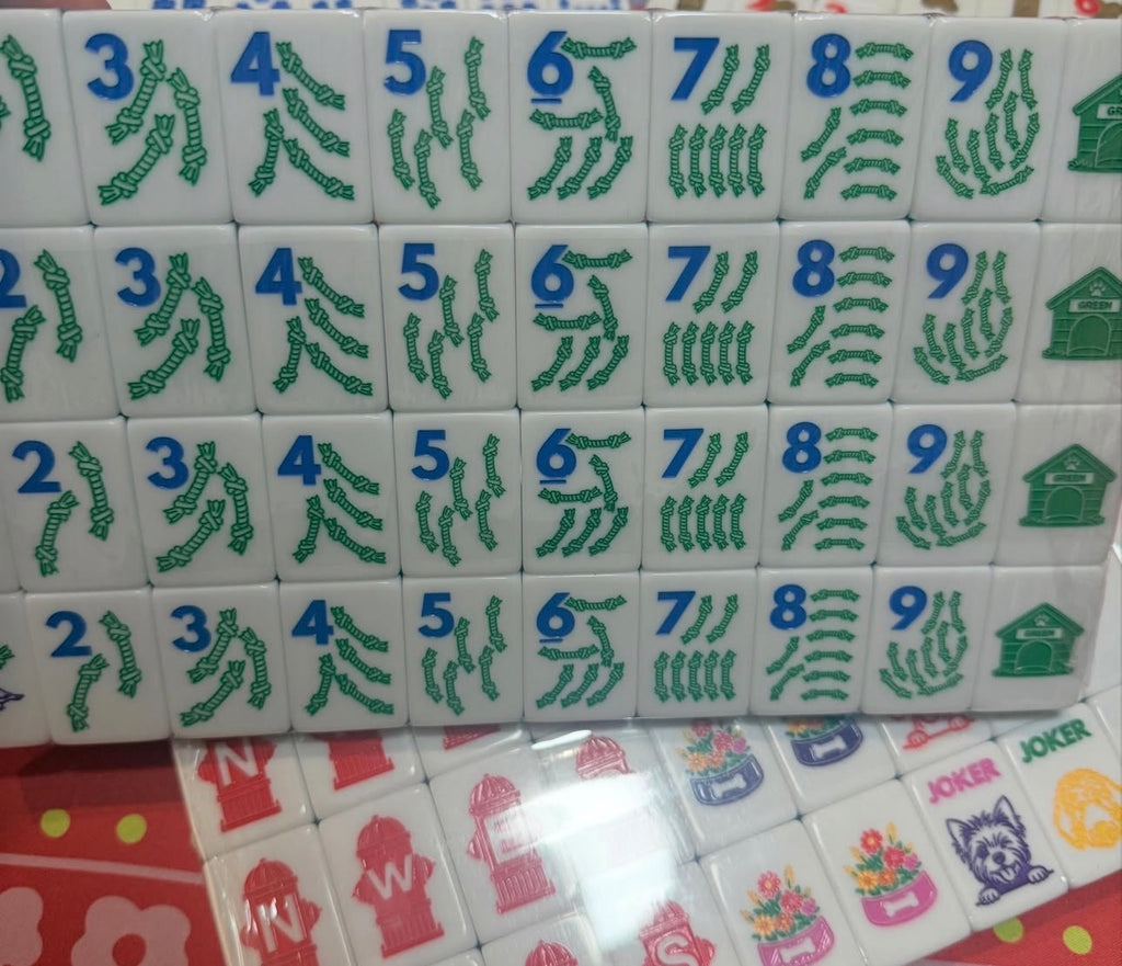 The Dog Line- Stacked White, Blue, White