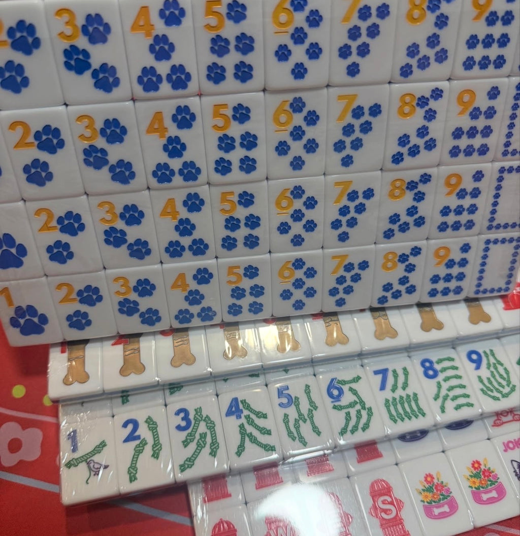 The Dog Line- Stacked White, Blue, White