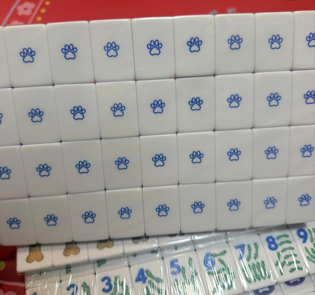 The Dog Line- Stacked White, Blue, White