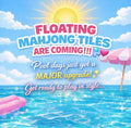 Floating Foam Mahjong Tiles