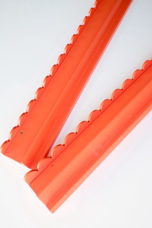 20" Scalloped Wooden Racks for Mahjong