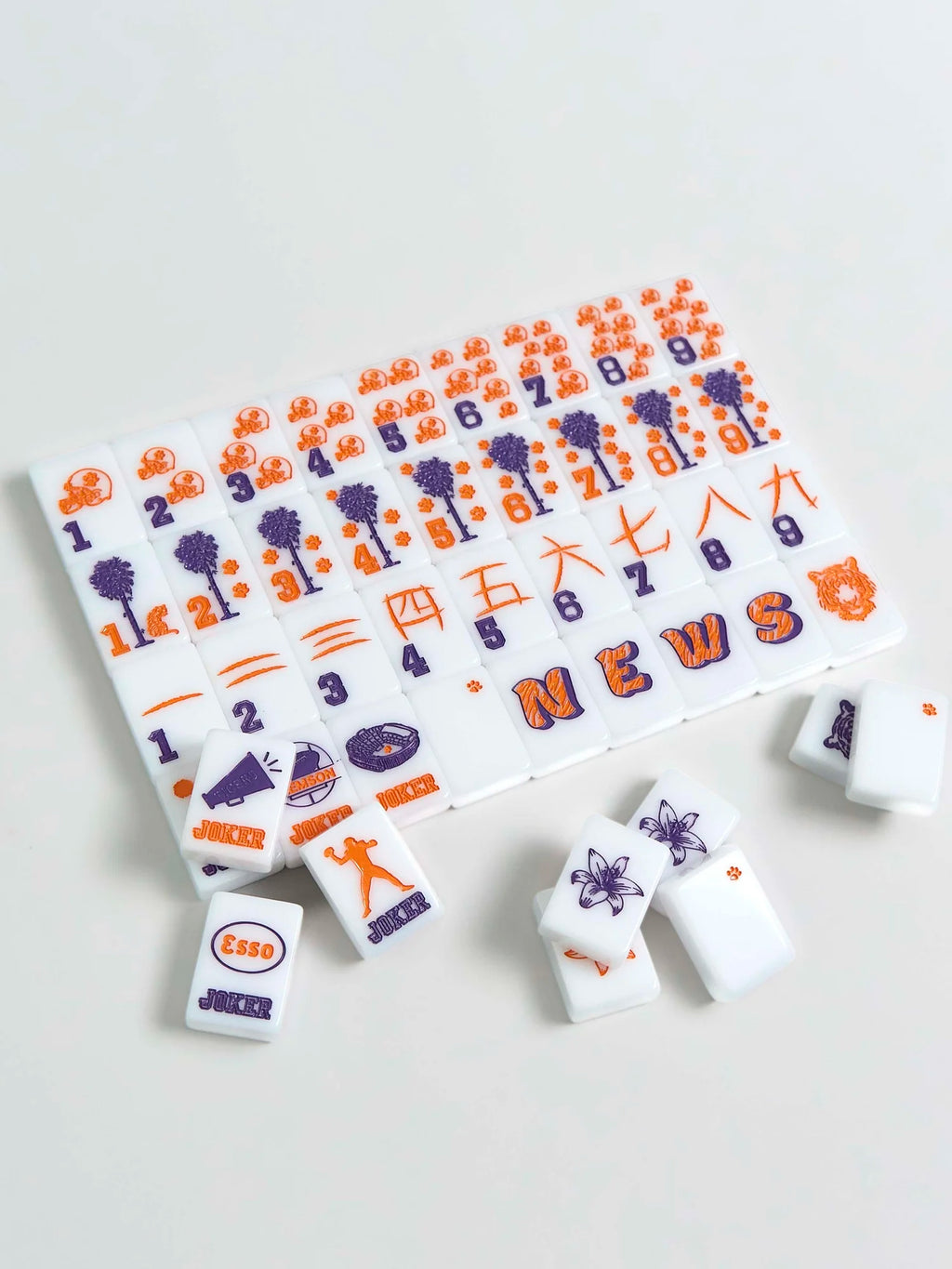 The All In Line Mahjong Tiles