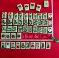 The Christmas Line Mahjong Tiles