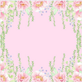 Pink Floral Mat