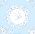 Blue Sparrow Mat