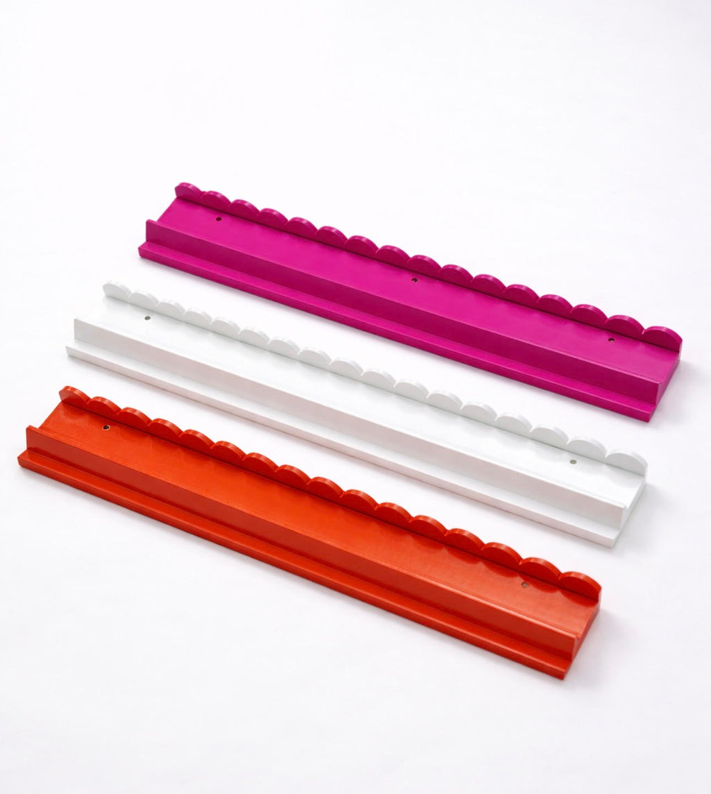 20" Scalloped Wooden Racks for Mahjong